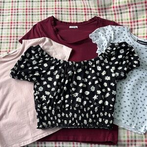 LOT of 4 women's small shirts